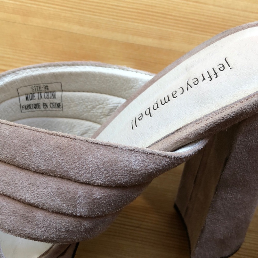 Jeffrey Campbell grey-beige platforms - Picture 2 of 8